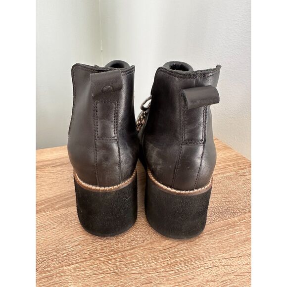 Cole Haan Women's Black Zero Grand Explore Waterproof Wedge Hiker Boots 10.5 - Picture 10 of 13